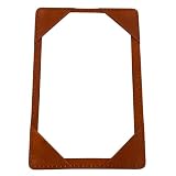 Trani Designs | Leather Pocket Jotter – 3x5 Index Card Holder | EDC Notepad | Handmade Cowhide Padfolio | Slim Pocket Briefcase for Notes & Ideas (Brick Russet Red)