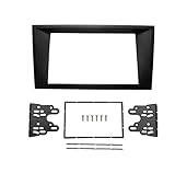 Panel frontal doble 2 DIN compatible con Ford Mondeo 2002-2006. Incluye marco, bisel y soporte para reproductor de CD/estéreo.