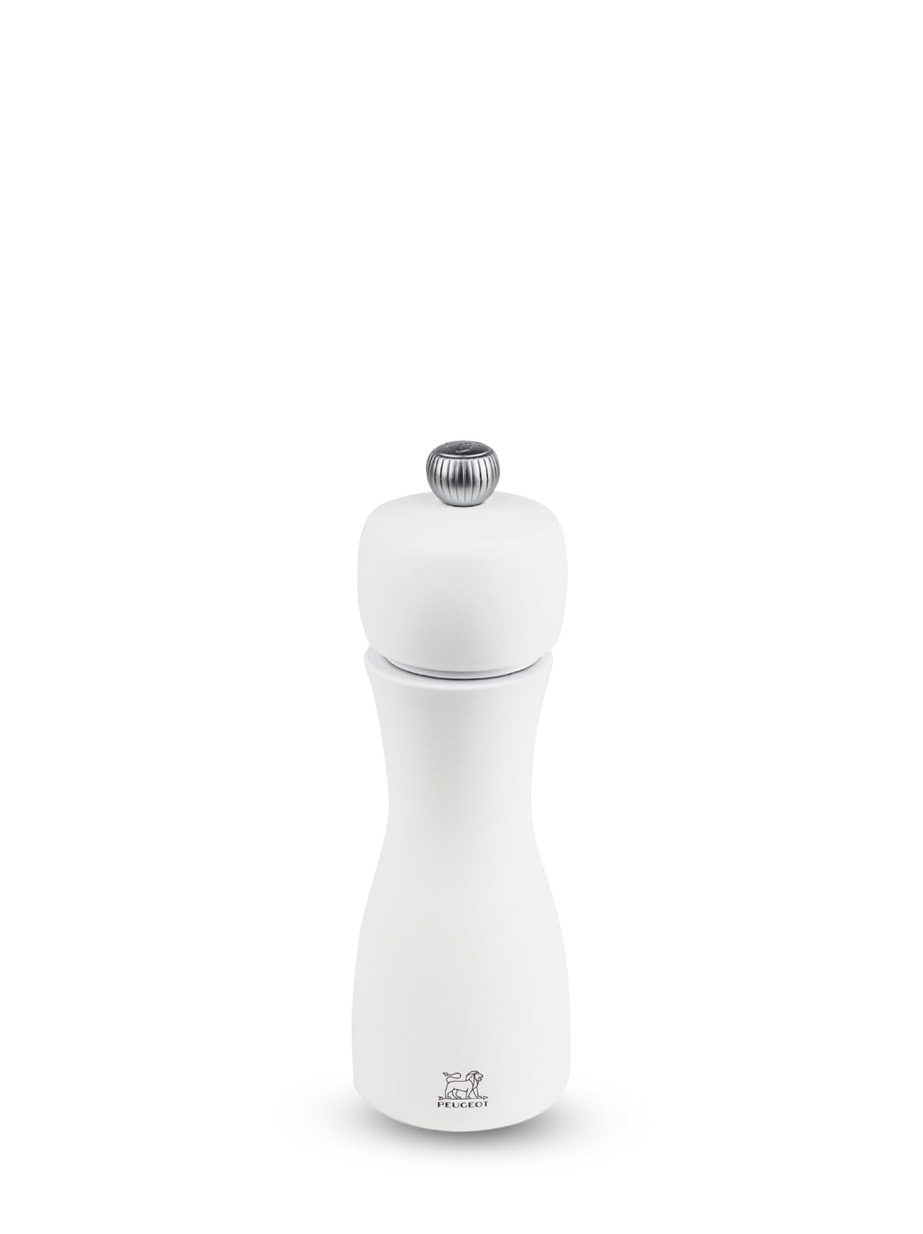Peugeot White In Brilliant To Represent The Salt Crystals Contained Within, The Tahiti Manual Salt Mill From Has A Contemporary Style And Refined Grace. Tahiti