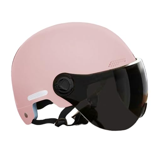 Woalopted Medio Casco de Motocicleta, Medio Casco | Casco de Motocicleta Seguro para Ciclismo - Suministros para Motocicletas eléctricas, Sombreros de Ciclismo de Media Cara para Hombres y Mujeres,