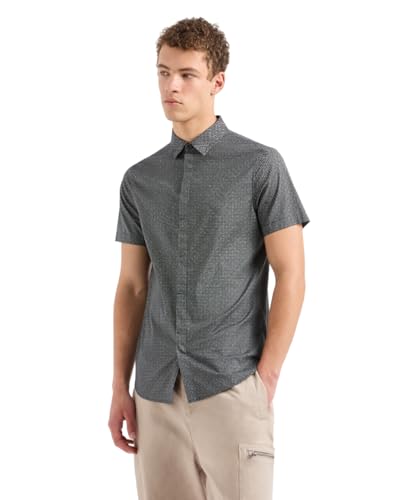 Image of Armani Exchange Men's Classic Shirt Navy L