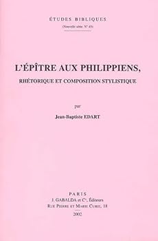 Paperback L'Epitre Aux Philippiens: Rhetorique Et Composition Stylistique [French] Book