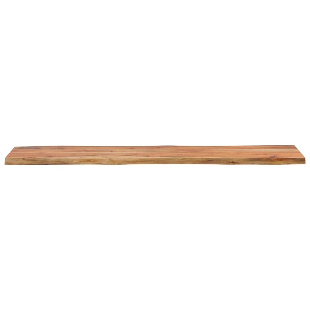 vidaXL Piano Tavolo 160x40x2,5 cm Rettangolare Legno Acacia Bordi Vivi