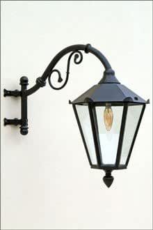 Outdoor Period Victorian Edwardian Lighting Knockchree Hexagon Wall ...