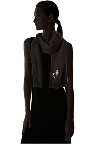 KARL LAGERFELD womens Apres Ski Knit Scarf3