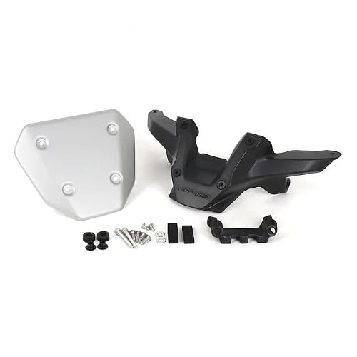 Motorcycle Windscreen Fits for Yamaha MT09 MT-09 SP 2024 Windshield Wind Deflector (Silver with Bracket)