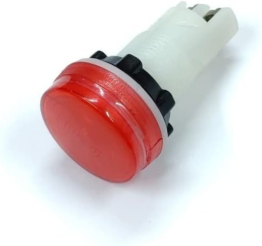 ERH India 1 Pc Red Color Neon Light Bulb Panel Indicator Lamp for Industrial Control Systems Electrical Panels etc.