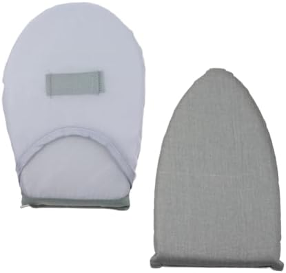 Ximimark 2pc Mini Ironing Wonder - Compact Handheld Board with Hanging Machine, Ironing Pad & Glove, Plus Small Stool - Perfect for Apartments, Dorms & Travel image 2