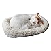 Generic Dormire Respirazione Giocattoli di peluche con tappetino Bambole pelose Giocattoli in miniatura Decorazione per scaffali Regalo di compleanno carino - Gatto dalle orecchie gialle