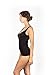 EGI ® Luxury Modal Women's Tank Top. Proudly Made in Italy. (Large, Nero)