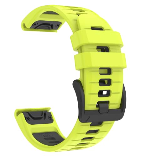 Image of Quickfit 22 watch bands for garmin fenix 8 47mm fenix 7 pro Sapphire Solar fenix 6 Forerunner 965 955 970 935 745 epix Pro Gen 2 47 soft silicone straps replacement