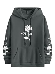 Dark Grey Floral Printed