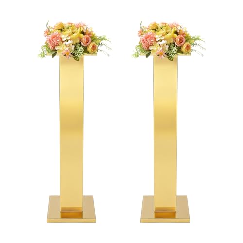 Vivhcotra Lot de supports de fleurs en acier inoxydable pour décoration de