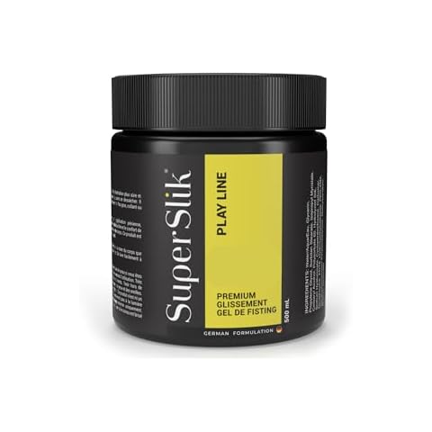 Super Slik Personal Lubricant for Fisting and Anal Sex - Thick and Long Lasting Back-Door Gel - Hybrid Silicone and Water Based Anal Lube for Men | Women | and Couples - 500-ml (17 oz) Cover