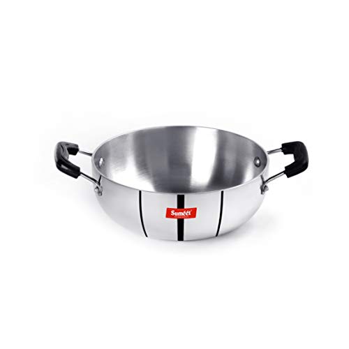 Sumeet 3Mm Induction Bottom Aluminium Kadai (2.3Ltr, 22.2Cm) #TOP14