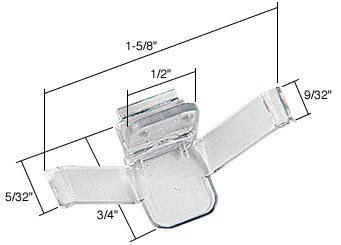 Crl Window Screen Retainer Clip #529 Pack Of 100 By Cr Laurence #TOP1