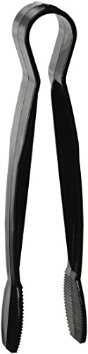 Cambro Manufacturing TG9110 Lugano Easy Grip Tongs Black 9'' (1 Each)