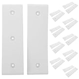 Installation facile : le kit de glissières pour couchettes de remorque de bateau permet une installation rapide et s’intègre parfaitement aux remorques existantes sans nécessiter de modifications importantes. fixation coulissante pour lit superposé, glissières de couchette en plastique