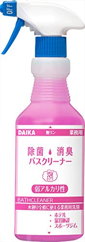 ダイカ【業務用】除菌消臭バスクリーナー弱アルカリ性500mL泡スプレー
