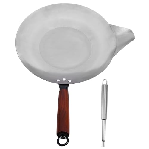 GRIRIW Melting Pot Milk Melt Pan Flat Bottom One-handed Operation Heat-resistant Handle Perfect for Home Shop