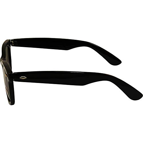 Pacific Coast Blues Brothers Sunglasses for Men By Pcsun Z80.3 Safety-Rated Black Frame w/Smoke Lens3