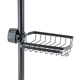 YoHyien Duschablage für Duschstange Edelstahl Rostfrei 22–32 mm, Seifenhalter Dusche Stange ohne...