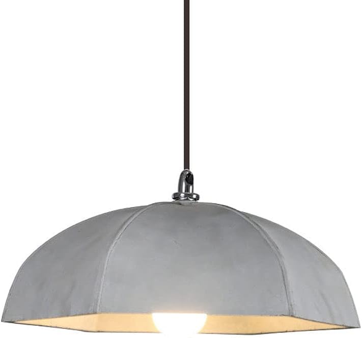 Suspension moderne en béton pour illuminer chaleureusement le salon