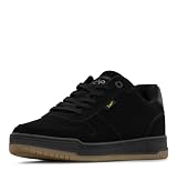 Lee Men's Specter Retro Court Fashion Sneaker, Black Mono/Gum, 10.5 M