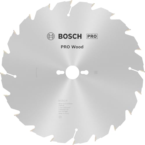 Bosch 1x PRO Wood Longlife Circular Saw Blade for Corded Table Saws (for Softwood, Hardwood, Ø mm, Professional Accessory Table Circular Saw)