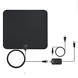 HDTV Antenna 2020 Indoor DMMG Amplified Indoor TV Antenna 50 Miles Digital HDTV Indoor Antenna Detachable Amplifier Signal Booster,Easy Installment Paper-Thin High Reception TV Antenna Indoor