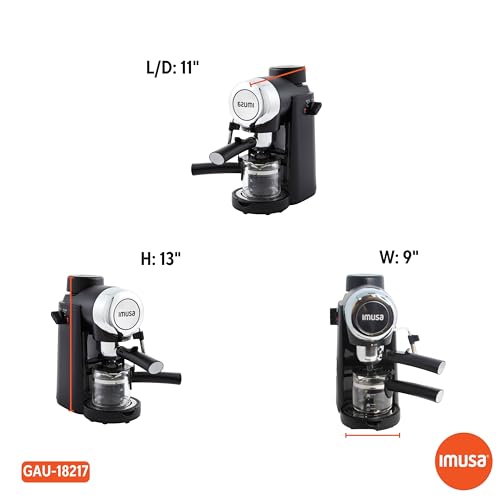 image for Imusa 4 Cup Epic Electric Espresso/Cappuccino Maker (Cafe Cubano, Cort