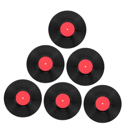 Faux disque vinyle des années 70 et décor mural rétro ABOOFAN