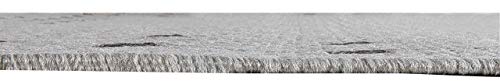 Tapis d'intérieur et d'extérieur 80x150 résistant gris argenté - 3