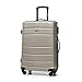 WITTCHEN Mittlerer Koffer Trolley Koffer Reisekoffer aus ABS Hartschalen Trolley 4 Rollen Kombinationsschloss Champagner 56-3A-652-86 MI 4 günstig Kaufen-WITTCHEN Mittlerer Koffer Trolley Koffer Reisekoffer aus ABS Hartschalen Trolley 4 Rollen Kombinationsschloss Champagner 56-3A-652-86