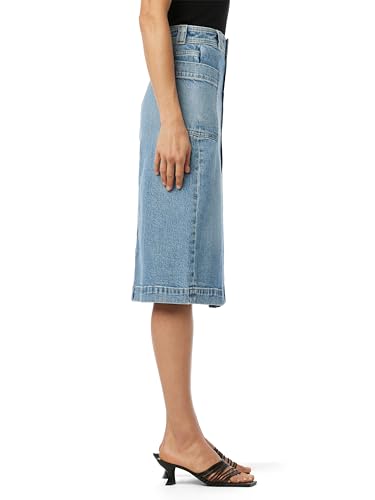 Joe's Women's The Pheobe High Rise Patch Pocket Midi Denim Skirt2