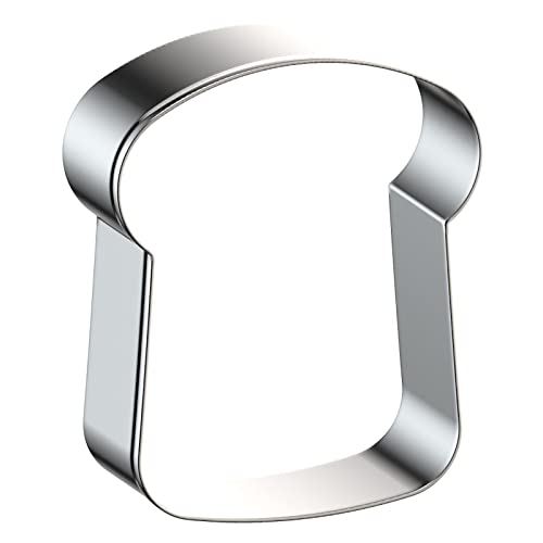 Slice Of Bread Cookie Cutter Set - 5", 4", 3", 2" - 4 Piece Toast Food Cookie Cutters Shapes - Stainless Steel #TOP3
