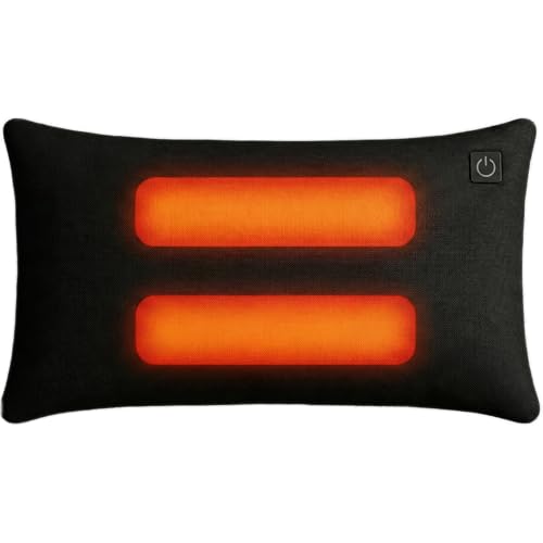 Warmpi® Infrarot-Heizkissen mit Warmpi Powerbank – Samt 30×50 cm – Flexibel einsetzbar, kabellos & mit Kabel verwendbar (Schwarz)