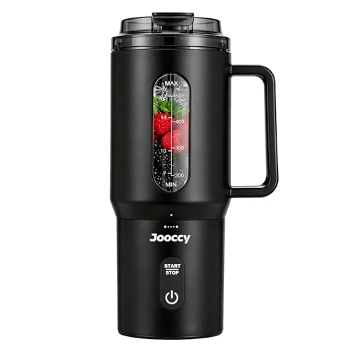Jooccy Portable Blender for Smoothie, 18oz personal, Cordless Rechargeable