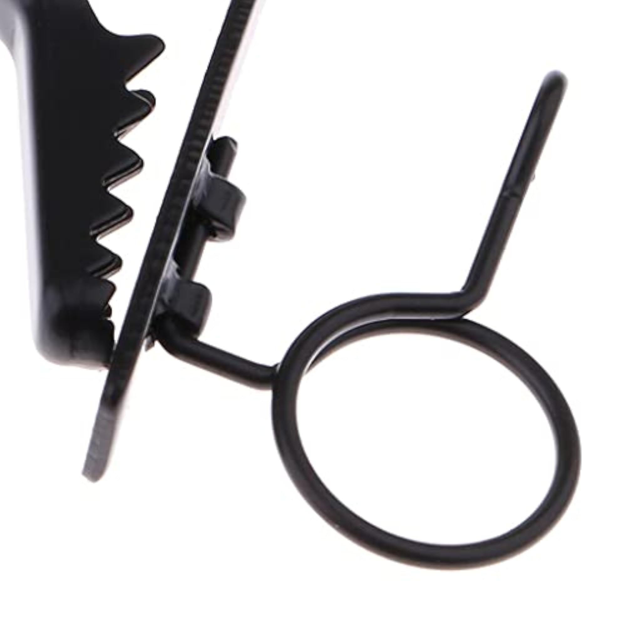 Durable Metal Microphone Collar Tie Clip with Ring