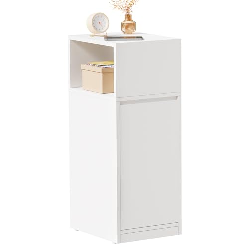 BEWISHOME Mesitas de Noche Mesa Auxiliar