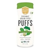 Serenity Kids 6+ Months Grain-Free Allergen-Safe Puffs for Toddlers & Babies - No Grains, Gluten, Nuts, Rice - Organic Veggies, Legumes, Olive Oil (1.5 Ounce - 1 Count) Broccoli & Spinach)