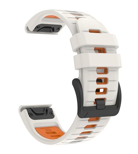 Image of Quickfit 22 watch bands for garmin fenix 8 47mm fenix 7 pro Sapphire Solar fenix 6 Forerunner 965 955 970 935 745 epix Pro Gen 2 47 soft silicone straps replacement