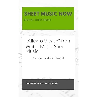 "Allegro Vivace" from Water Music Sheet Music
