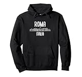 Roma, Italia, Roma, Italia, Antigua, Roma, Skyline Silhouette Sudadera con Capucha