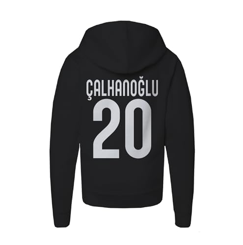 Calhanoglu 20 Milano Tribute - Soccer Jersey-Style Youth Hooded Sweatshirt2