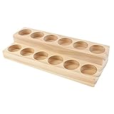 ★ Madera natural: el dispositivo de almacenamiento y acabado de aceite esencial está hecho de material de madera de pino de alta calidad, retiene el hermoso grano de madera natural, tiene una función liviana y una apariencia limpia.