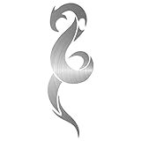 Tipo: Tribal JasonCarlMorgan JCM Chino Dragon Coche Maletero Pegatina, Cromo