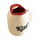 Keramik-Kaffeetasse, lustige Lippenform, Trinkbecher, 1 Stück, dekorativer Kaffeebecher, neuartiges...