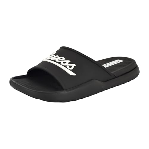 Guess Men's Molar Slide, Black 002, 10