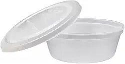 Embalagem De Marmitex Isopor C/Tampa 750 Ml Com 50 ou 25 Unidades (750 ml kit com 25 unidades)